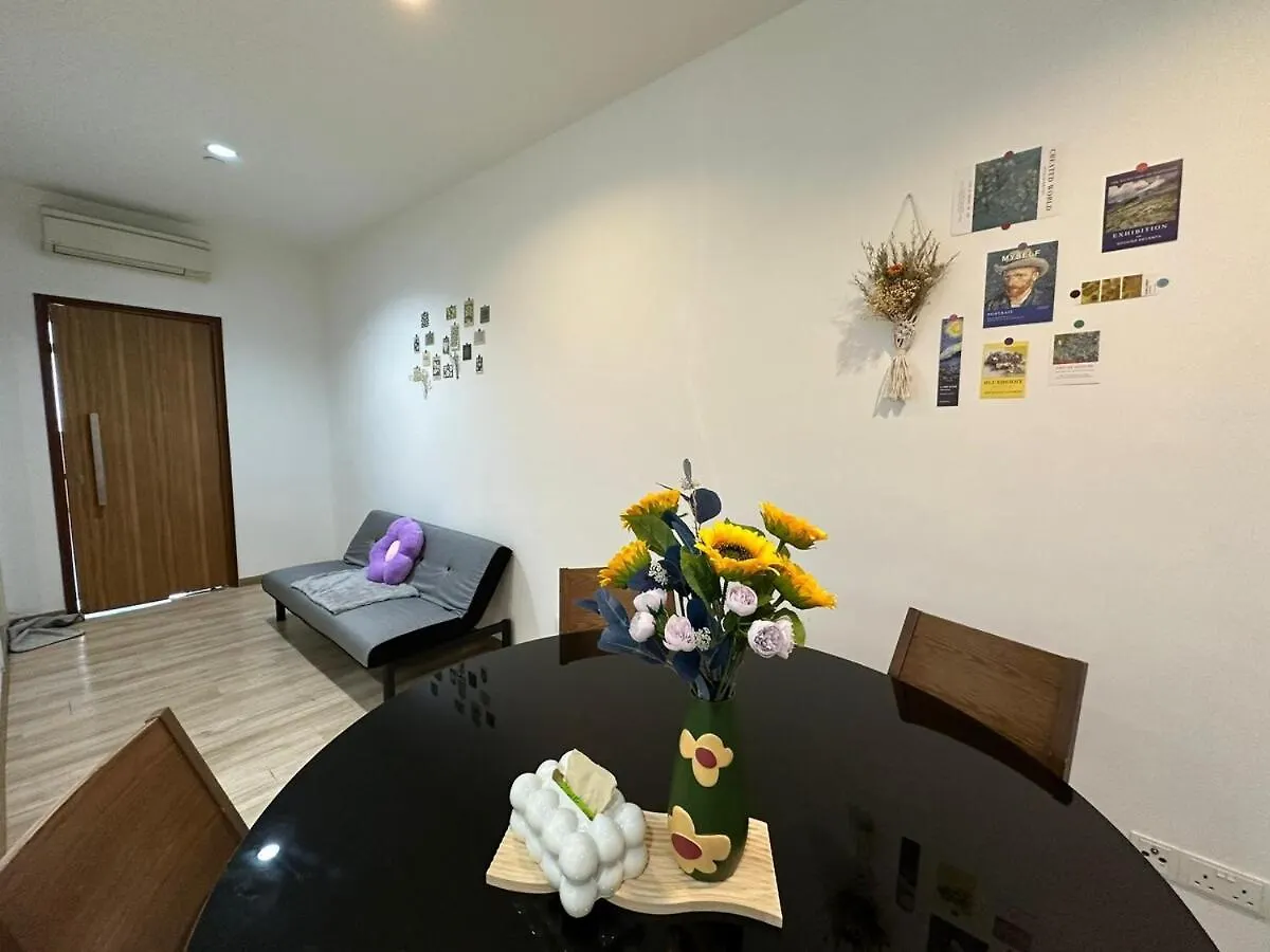 アパート Joyful Seaview Studio 118 Island88 For 3Pax ジョージタウン マレーシア